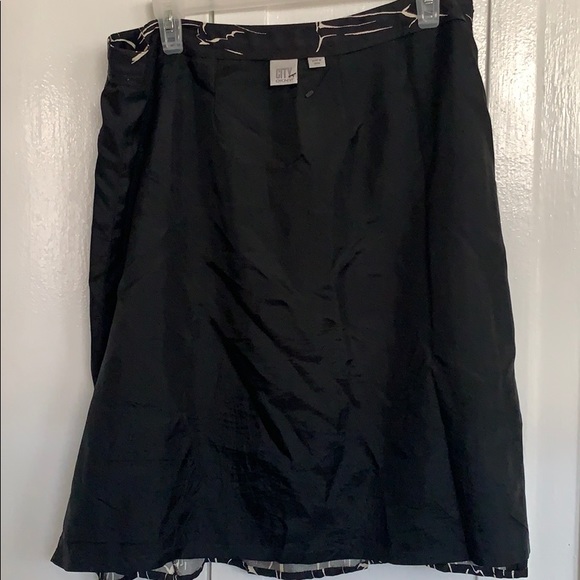DKNY CITY SILK MIDI SKIRT DONNA KAREN NEW YORK LINED SIZE 14 - Picture 6 of 7